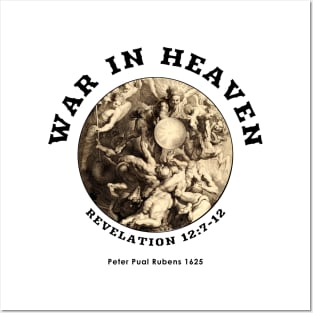 War in Heaven Revelation Story Peter Paul Rubens Posters and Art